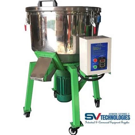 Rpm Stainless Steel Hynaar Kg Vertical Plastic Color Mixer At Rs