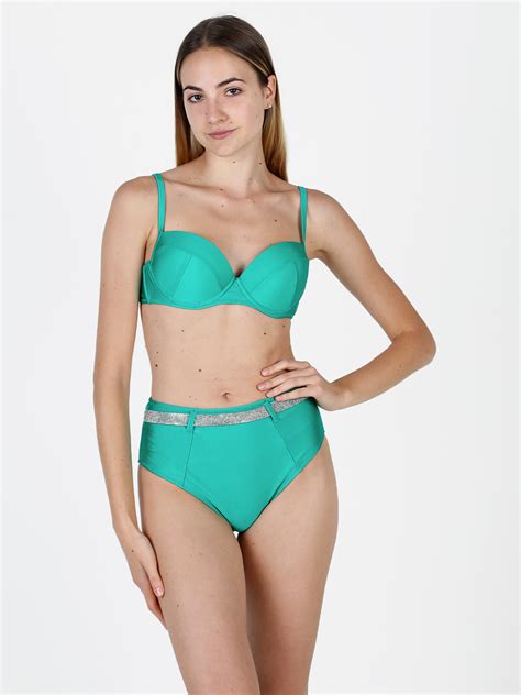 Mya Swimwear Bikini Donna Con Reggiseno Imbottito E Slip Con Strass In Offerta A Su