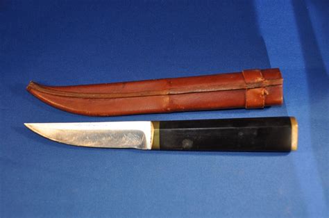 Vintage Finland Tapio Wirkkala Hackman Knife Puukko Paw Sheath Must