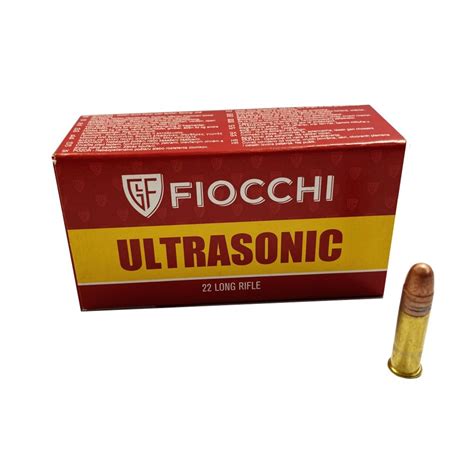 FIOCCHI CARTUCCE CAL 22 LR ULTRASONIC LRN RAM 40grs Conf Da 50pz