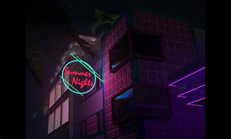 Vaporwave Renders Beeportfolio