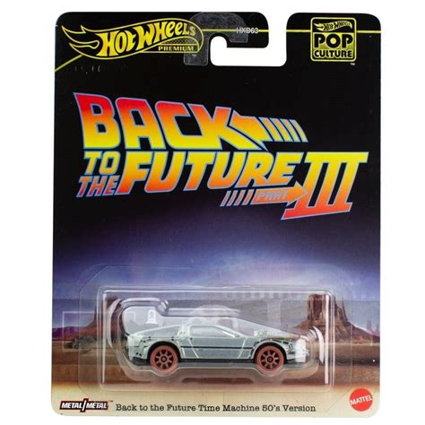 Hot Wheels Back To The Future 3 DeLorean Pop Culture Premium Shopee Malaysia