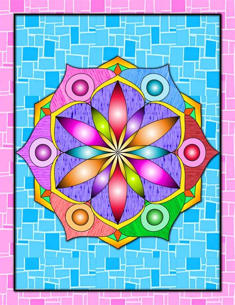 Solve Mandala 04 06 2024 2 J Jigsaw Puzzle Online With 63 Pieces