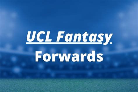 Ucl Fantasy Matchday Tips Captain Picks Team Selection Fpl Reports