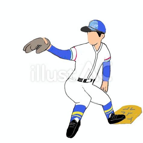 野球守備イラスト No 22942031｜無料イラスト・フリー素材なら「イラストac」