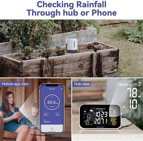 Baldr Wireless Wi Fi Rain Gauge With Rainfall Accurate Rainfall Record