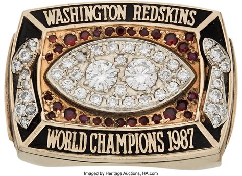 1987 Washington Redskins Super Bowl XXII Championship Ring | Lot #80095 ...