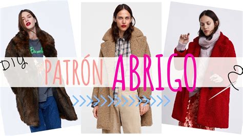 DIY Patrón ABRIGO para Mujer MUY FÁCIL Aprende a coser tu propio