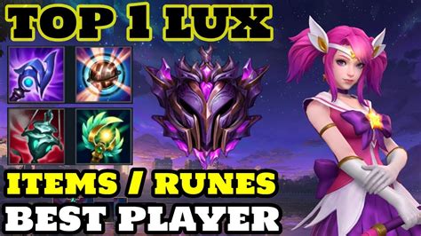 Wild Rift Lux Top 1 Lux Gameplay And Best Build Lux Youtube