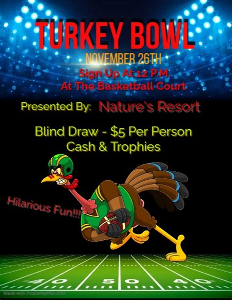 Turkey Bowl Postermywall