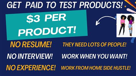 Get Paid To Test Products Take Surveys About The Products Anyone Can