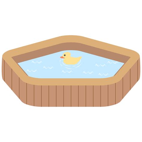 Free Wooden Hot Tub Swimming Pool Summer Swim Area Collection PNG With Transparent