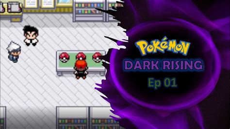 Pokemon Dark Rising Rom Hack Playthrough Ep 1 Starters YouTube