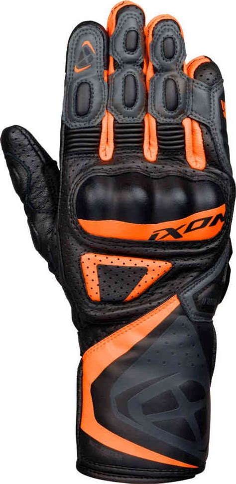 Ixon GP5 Air Black Anthracite Orange Gloves Motoblazer