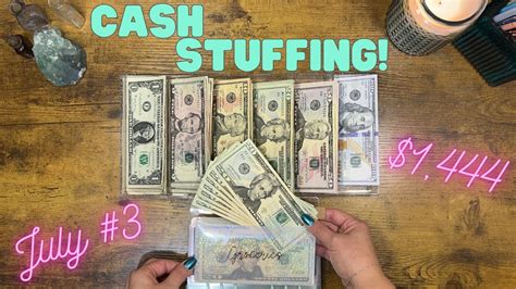 Cash Stuffing July Check Zero Based Budget Cash