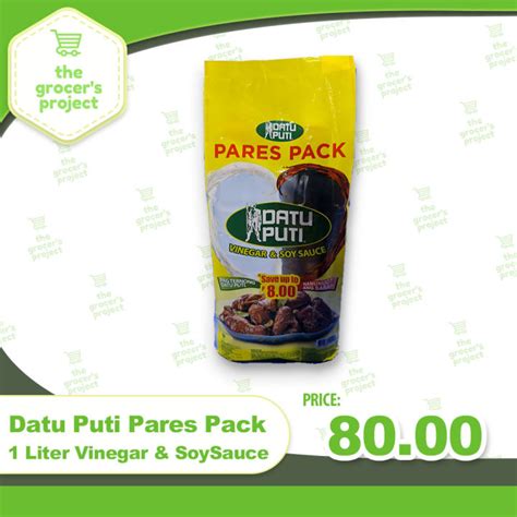 Grocersproject Gp Datu Puti Pares Pack 1l Lazada Ph