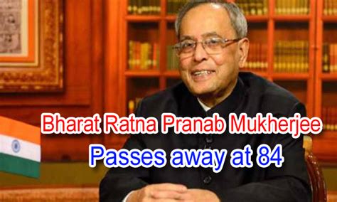 Bharat Ratna Pranab Mukherjee Passes Away At Pranabmukherjee