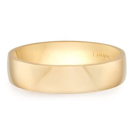 Loupe Icons Wedding Ring In 18ct Yellow Gold Lou 0125913 Loupe