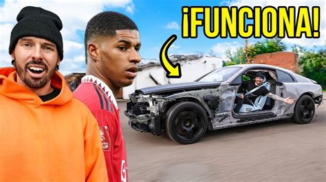 CONDUJE EL ROLLS ROYCE DE MARCUS RASHFORDS ACCIDENTADO POR PRIMERA VEZ