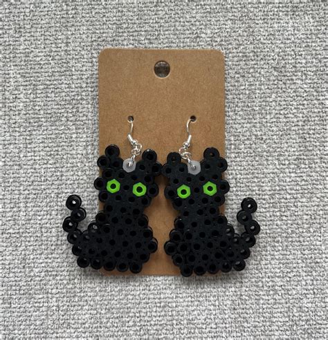 Halloween Perler Bead Earrings Etsy