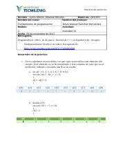 Actividad Docx Prctica De Ejercicios Nombre Carlos Alberto