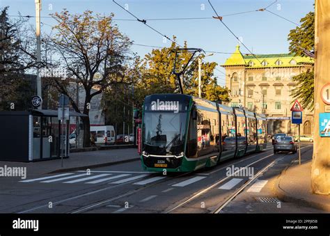 A Picture Of A Tram In Iasi Stock Photo Alamy