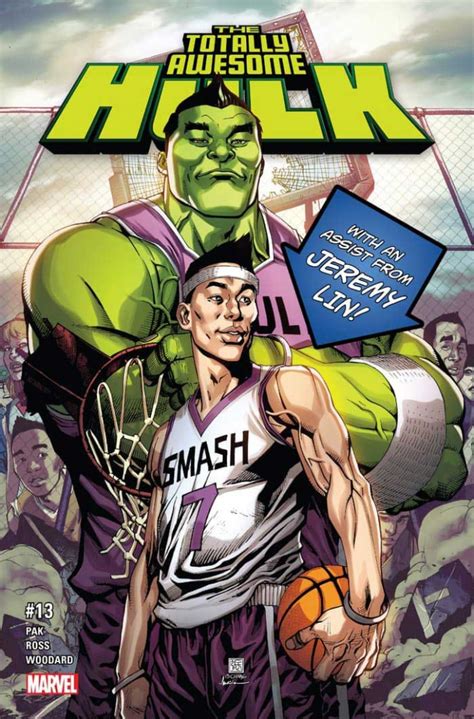 Jeremy Lin to co-star with Amadeus Cho in Totally Awesome Hulk #13 and #14!