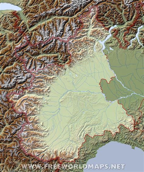 The Piedmont Plateau Map