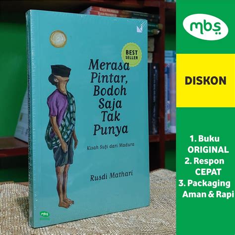 Jual Buku Merasa Pintar Bodoh Saja Tak Punya Rusdi Mathari Shopee