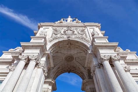 Entrada Al Arco De Rua Augusta Lisboa