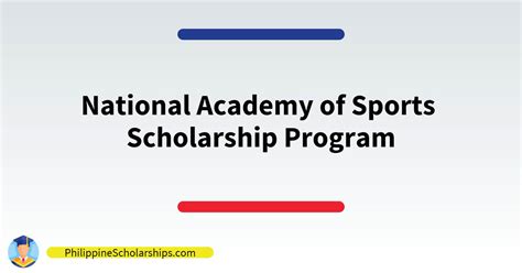 How To Apply National Academy Of Sports Scholarship Program