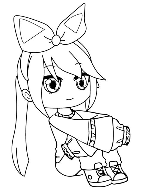 Main Character Gacha Club Coloring Page Coloring Page Free Printable The Best Porn Website