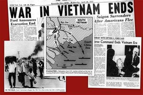 Vietnam War Ends Saigon Government Surrenders 1975 Click Americana