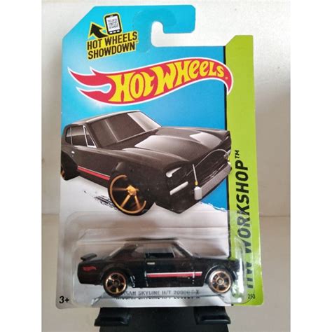 Hot Wheels Nissan Skyline H T GT X Hakosuka Black Shopee Malaysia
