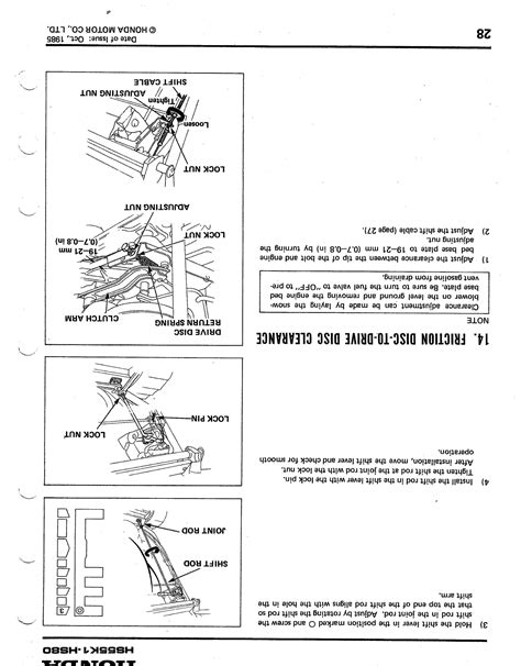 Honda hs55 snowblower service manual