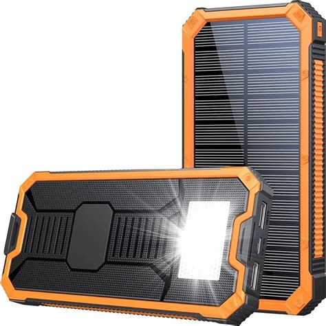 Повербанк Solar Energy 20000 mAh с солнечной панелью (универсальная ...