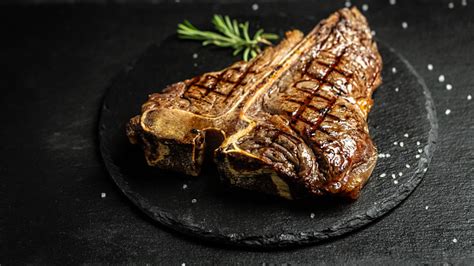 Tbone Atau Wagyu Porterhouse Tua Steak Daging Sapi Panggang Dengan