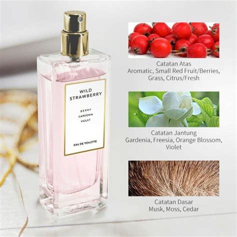 Jual Miniso Original Wild Strawberry British Pear Parfum Lady British