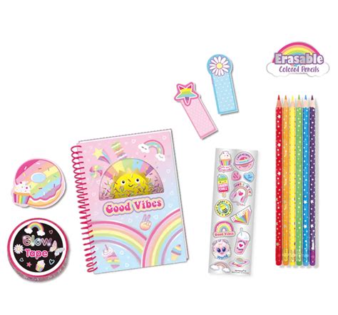 Hot Focus Coloring Journal Rainbow Y