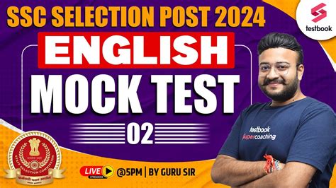 English Mock Test 02 For SSC Selection Post 2024 SSC Phase 12 English