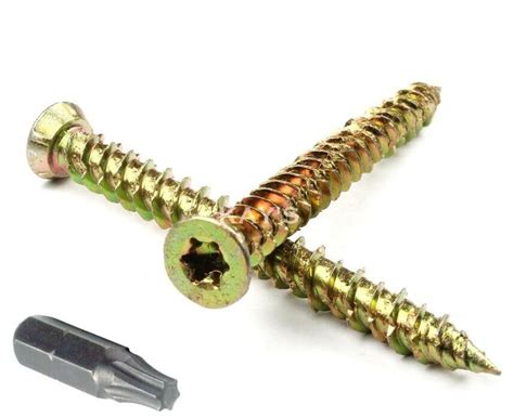 Multi Purpose Wood Window Frame Fixing Masonry Screws Countersunk Pozi