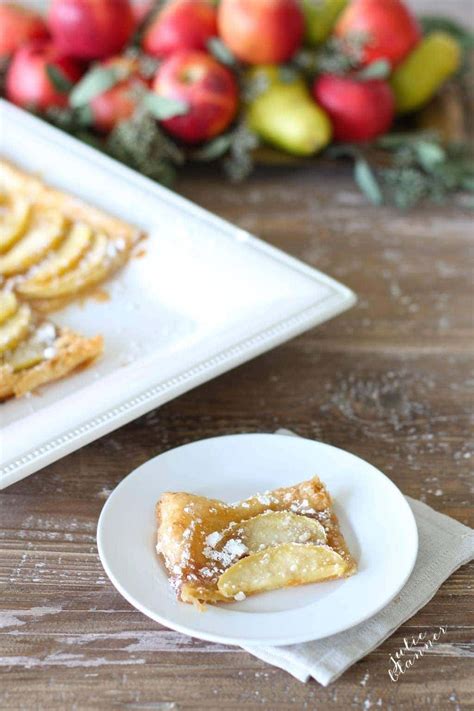 5 Minute Skinny Apple Tart Recipe Easy Fall Dessert