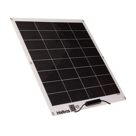 Módulo fotovoltaico monocristalino flexível 100 W EMS 100MF Intelbras