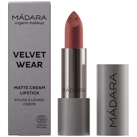 MÁDARA VELVET WEAR Matná krémová rtěnka Warm Nude