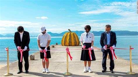 Yayoi Kusama S Yellow Pumpkin Is Back On Naoshima Island Japan Cnn