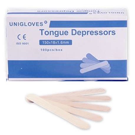 Buy Unigloves Wooden Tongue Depressor Pcs Box Online At Best Price