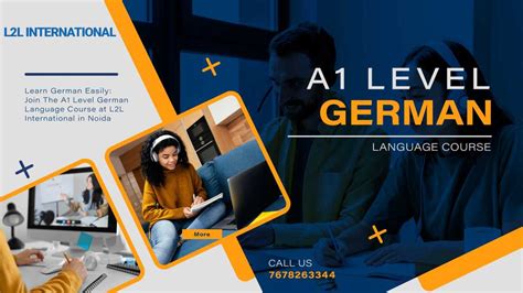 A1 Level German Language Course In Noida L2l International