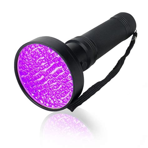 UV Black Light Flashlight,100 LED UV Flashlights, Super Bright ...