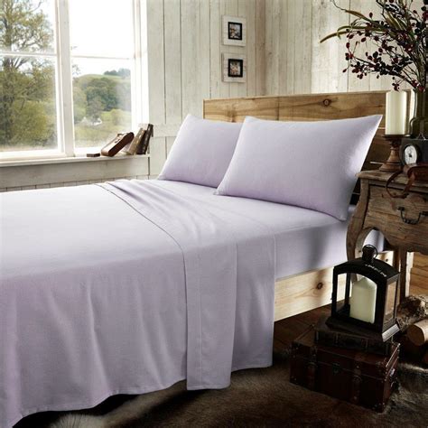 Thermal Flannelette Super Soft 100 Brushed Cotton Fitted Sheets Or