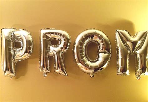 Prom New Party Mylar Foil Balloons Letter Alphabet Decoration Prom